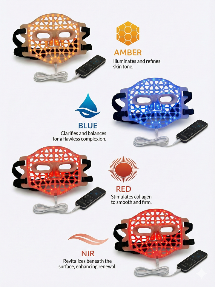 Feather LED  Mask