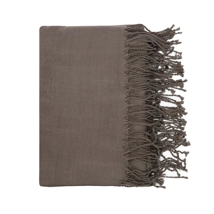 CleanBamboo® Vegan Cashmere Woven Throw Blanket by ettitude