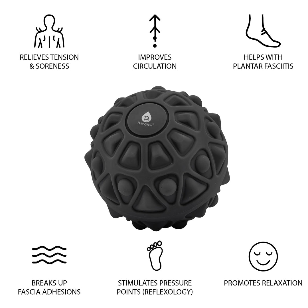 Pursonic Handheld Electric Sport Massager - Black Pursonic Handheld Electric Sport Massager - Black