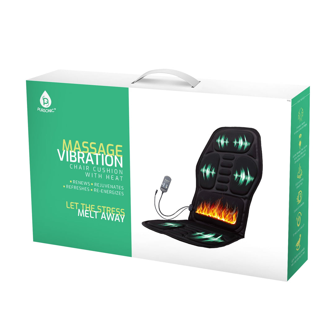 Pursonic Chair Cushion With Heat and Vibration Pursonic Chair Cushion With Heat and Vibration
