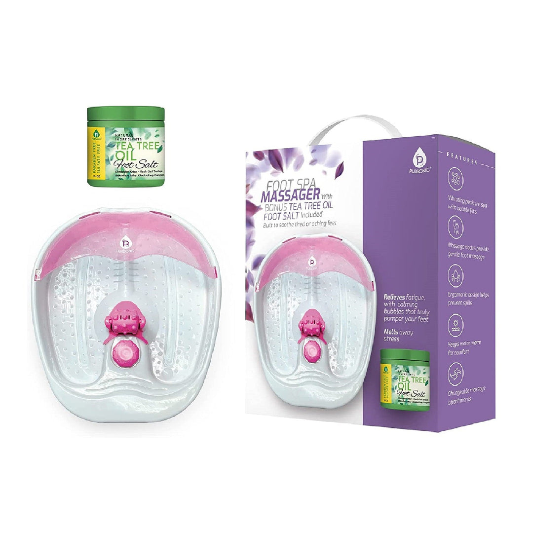 Foot Spa Massager with Tea Tree Oil Foot Salt Scrub