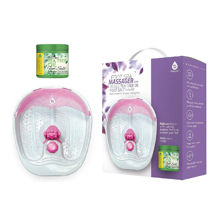Foot Spa Massager with Tea Tree Oil Foot Salt Scrub
