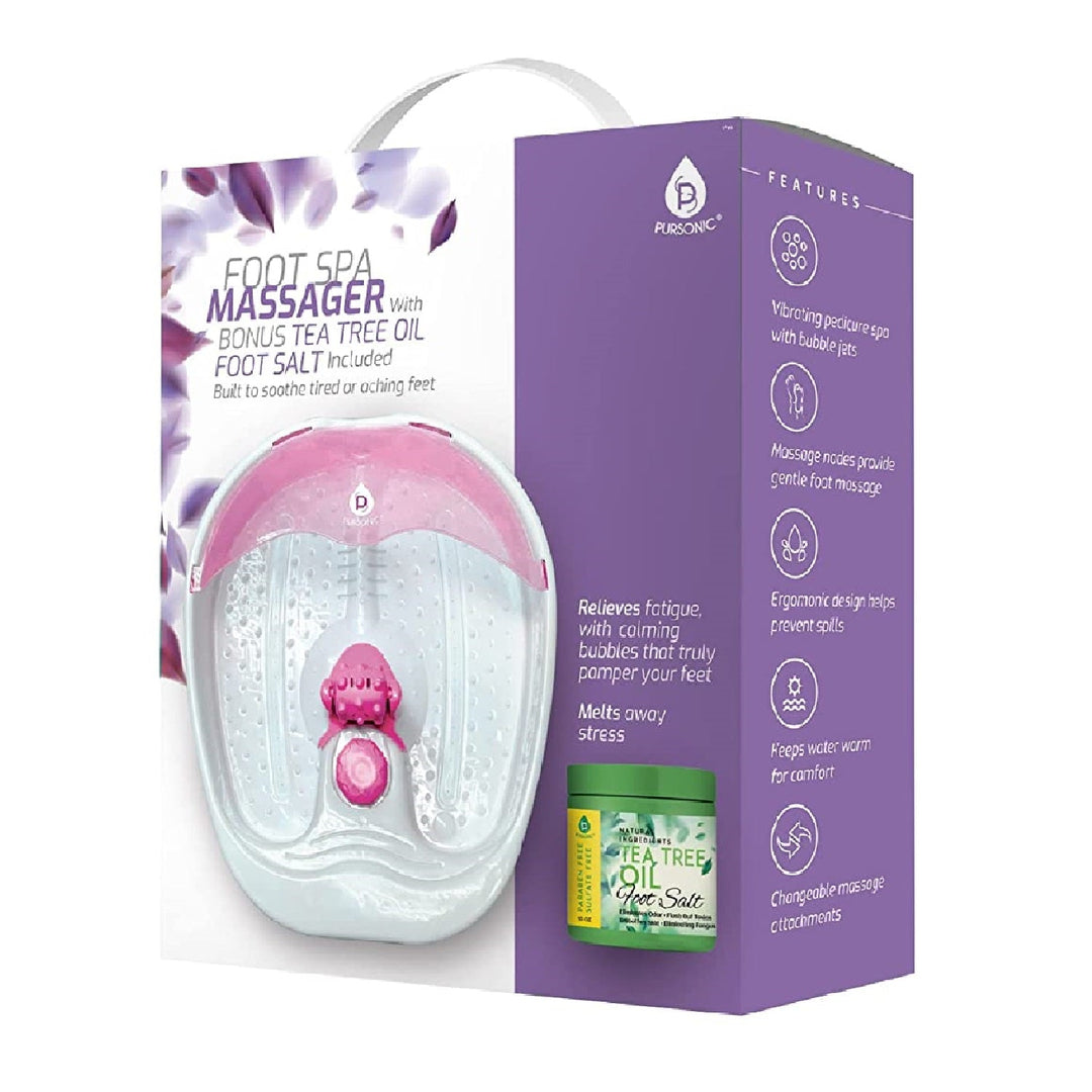 Foot Spa Massager with Tea Tree Oil Foot Salt Scrub