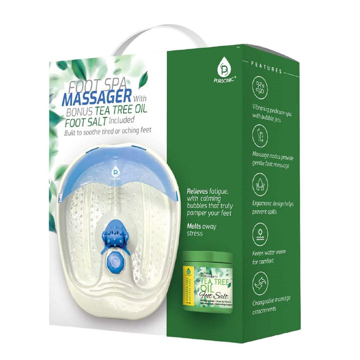 Foot Spa Massager with Tea Tree Oil Foot Salt Scrub