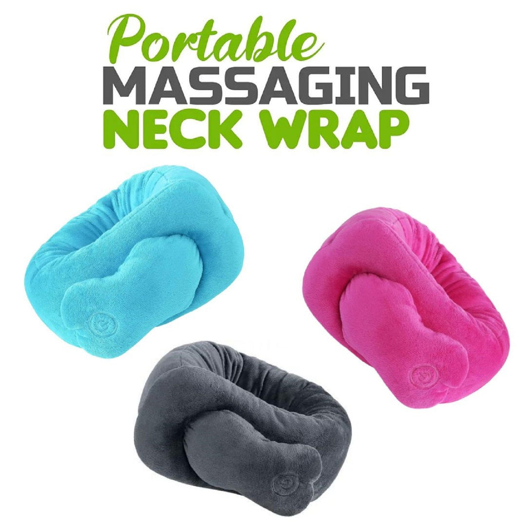 Pursonic Portable Neck & Shoulder Adjustable Massaging Wrap - Grey Pursonic Portable Neck & Shoulder Adjustable Massaging Wrap - Grey