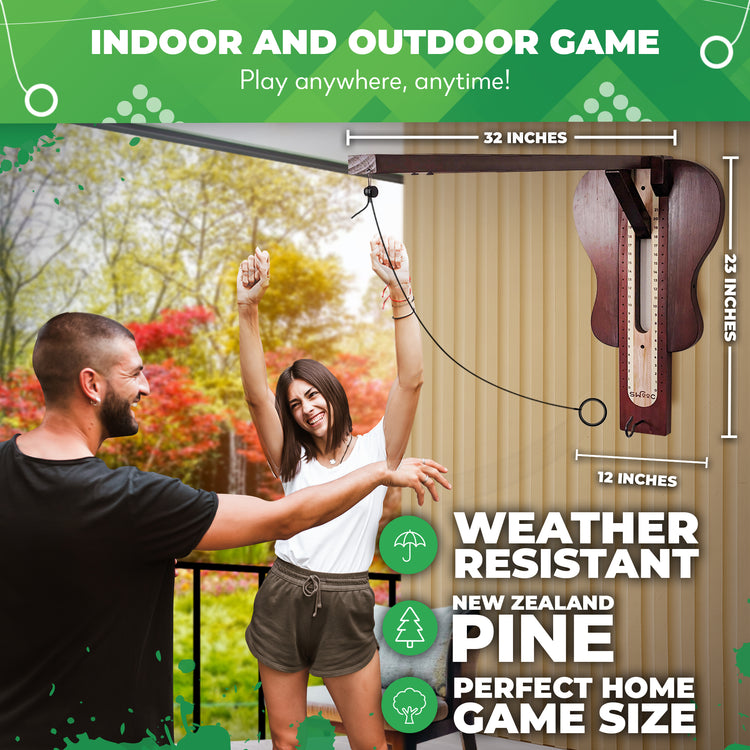 Hook And Ring Game - Wall Mounted Guitar Design