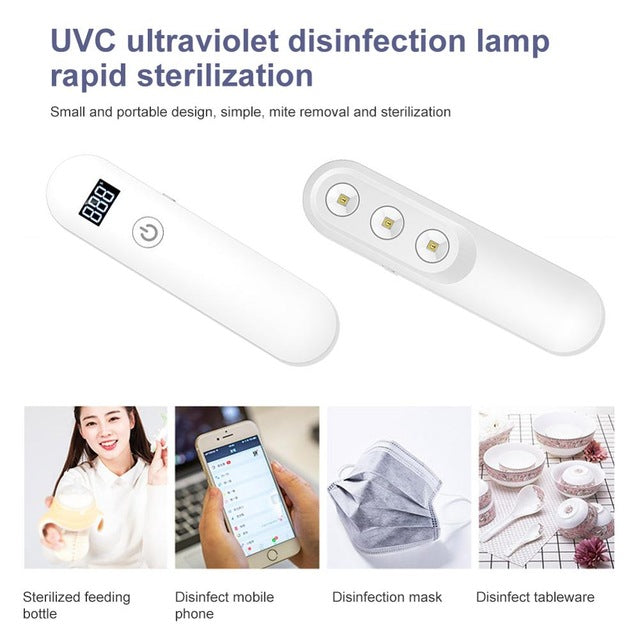 Super Fast Mini Ultraviolet Bar Light With LED Timer Vista Shops