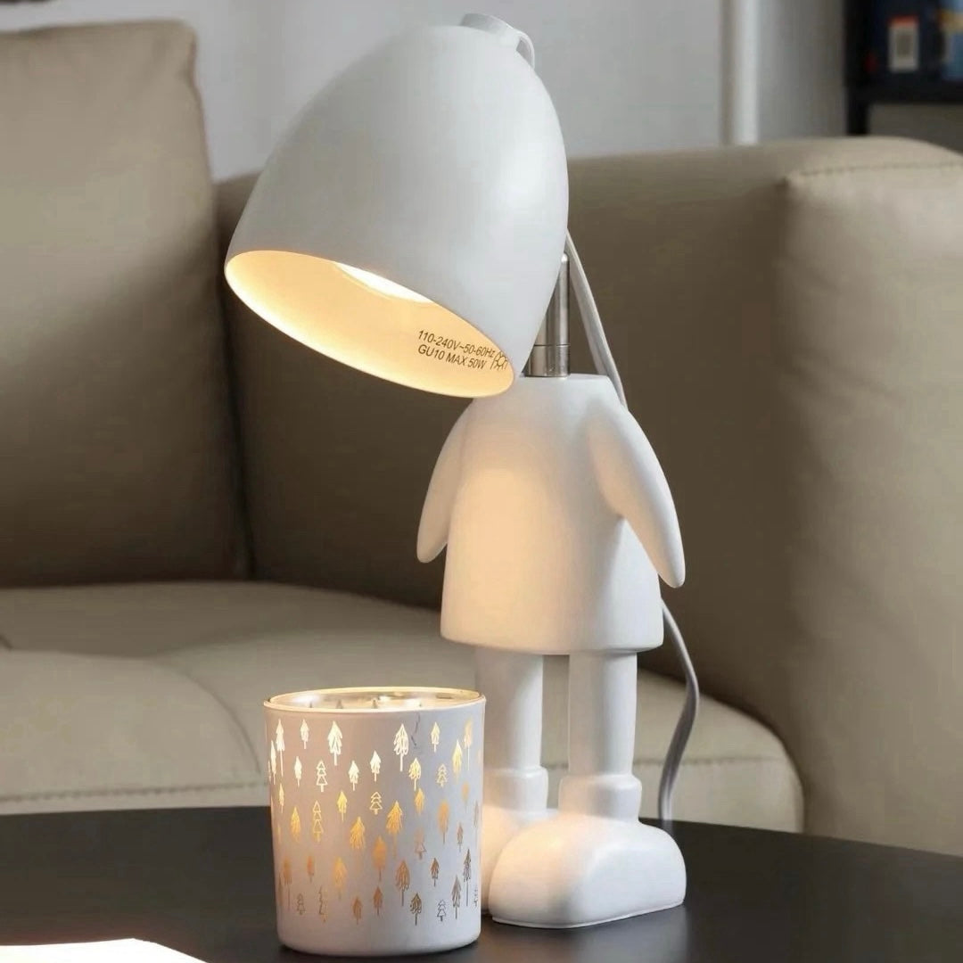 Lil Robot Electric Candle Warmer Lamp for Large Candles by INSPECIAL HOME