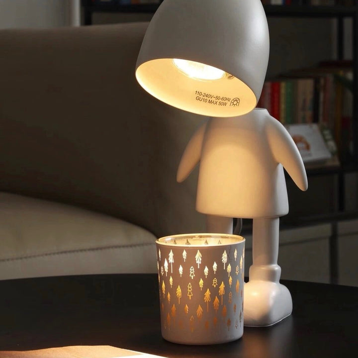 Lil Robot Electric Candle Warmer Lamp for Large Candles by INSPECIAL HOME