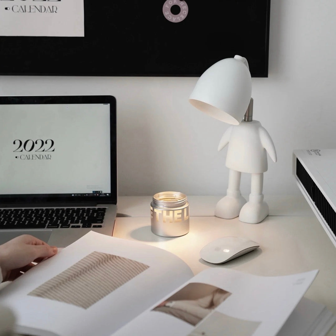 Lil Robot Electric Candle Warmer Lamp for Large Candles by INSPECIAL HOME