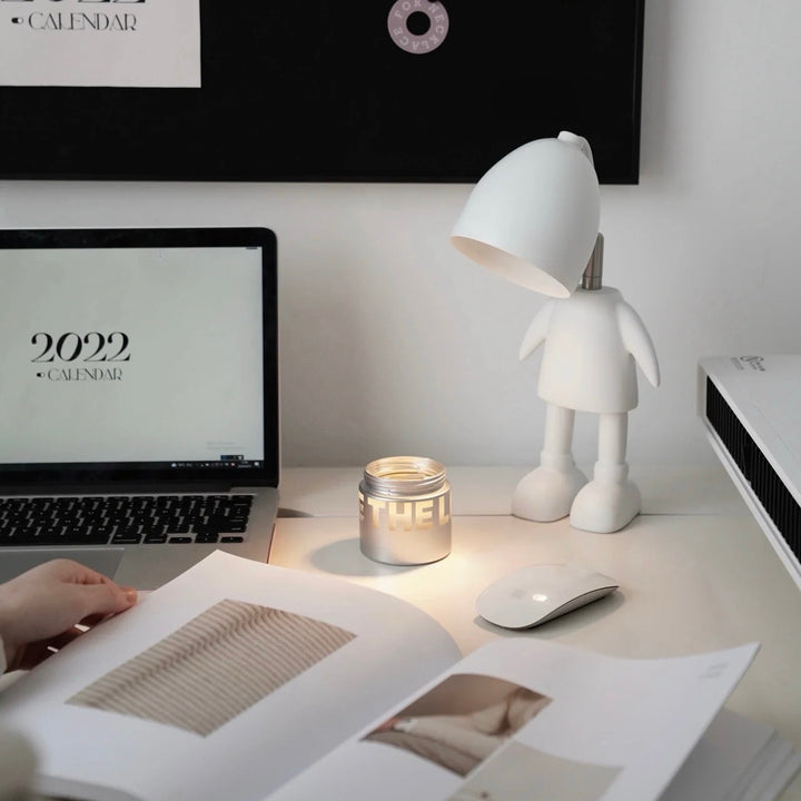 Lil Robot Electric Candle Warmer Lamp for Large Candles by INSPECIAL HOME