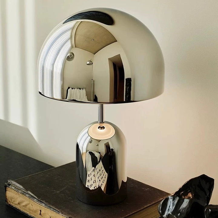 Bell LED Table Lamp, Large Dimmable Modern Bedside Lamp by INSPECIAL HOME