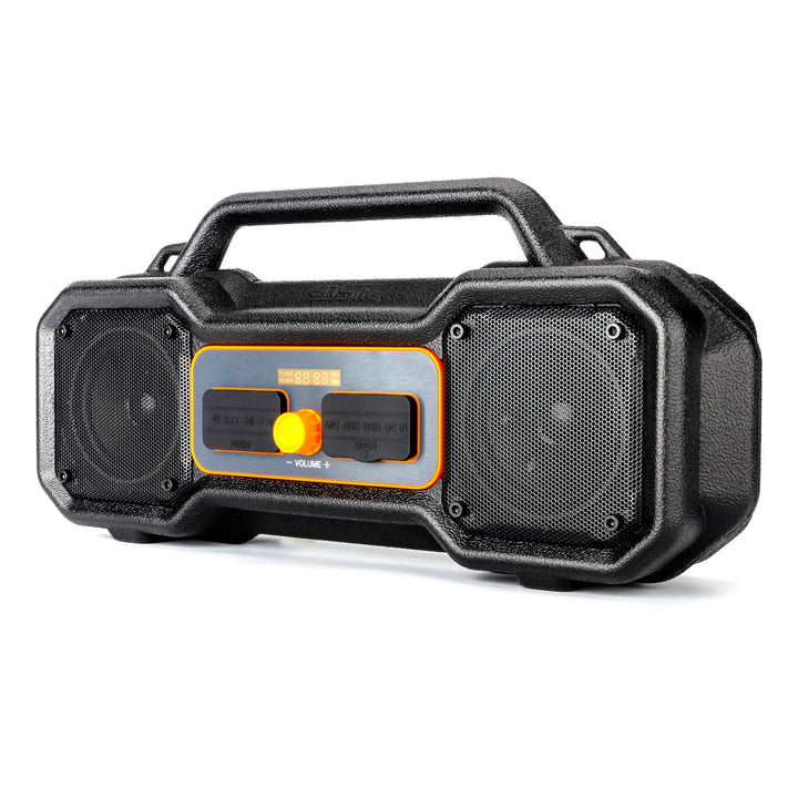 Waterproof Jobsite Bluetooth Portable Boombox Radio