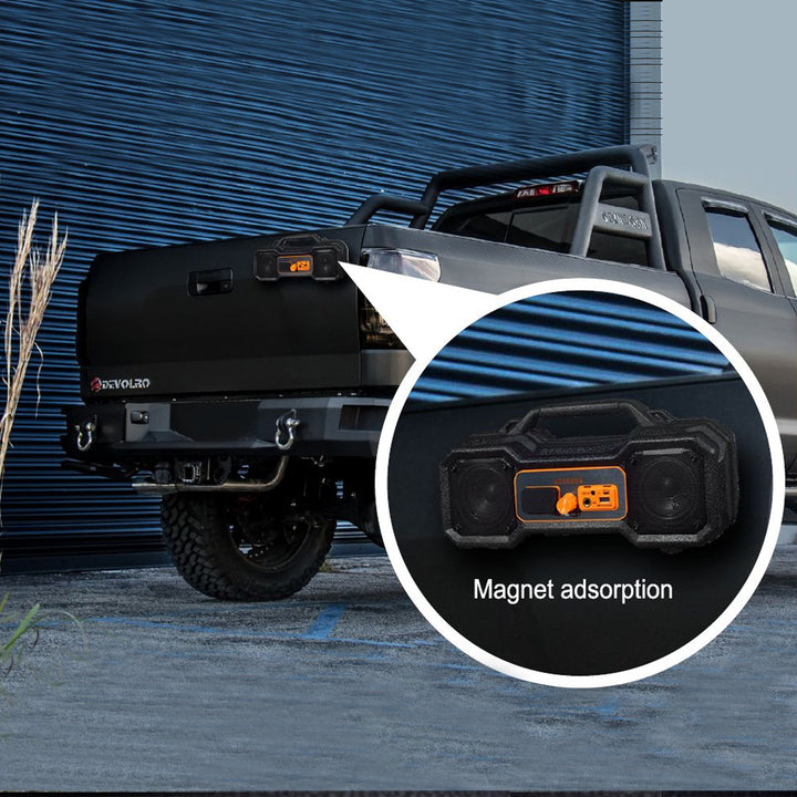 Waterproof Jobsite Bluetooth Portable Boombox Radio