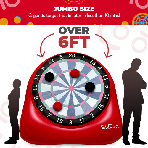 Giant Kick Darts Game by Swooc Games