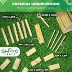 Kubb Yard Game With Crate