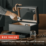 KOBI Glass Top Humidor by Case Elegance
