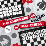 Giant Checkers, Chess, & Chess Tac Toe for Indoors and Outdoors