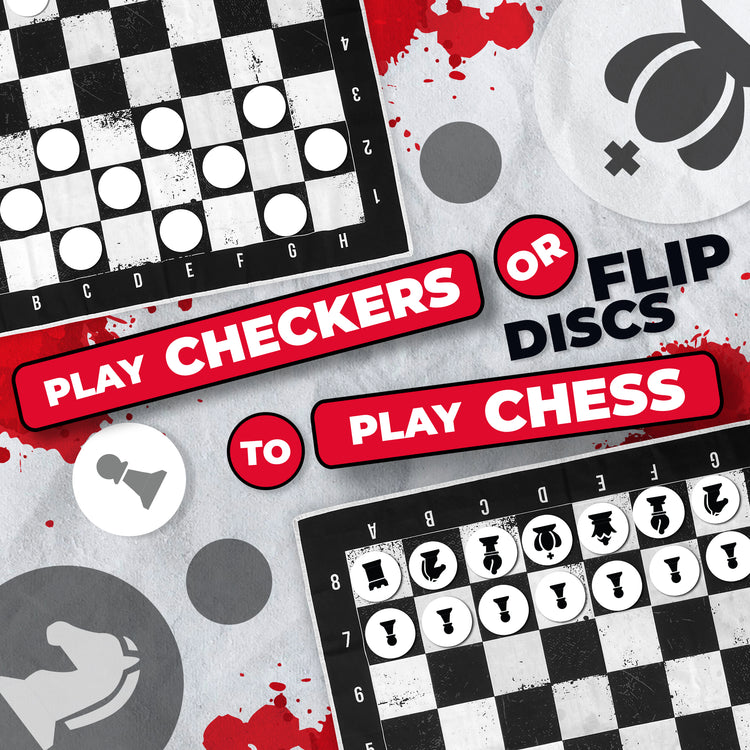 Giant Checkers, Chess, & Chess Tac Toe for Indoors and Outdoors