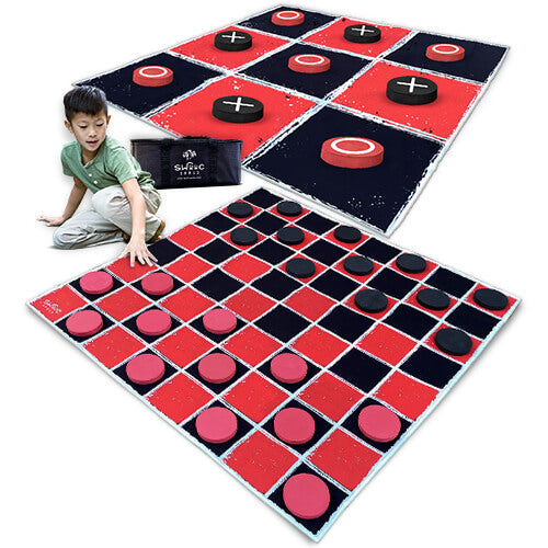 Giant Checkers & Tic Tac Toe Game by Swooc Games