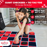 Giant Checkers & Tic Tac Toe Game by Swooc Games