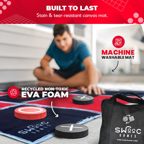 Giant Checkers & Tic Tac Toe Game