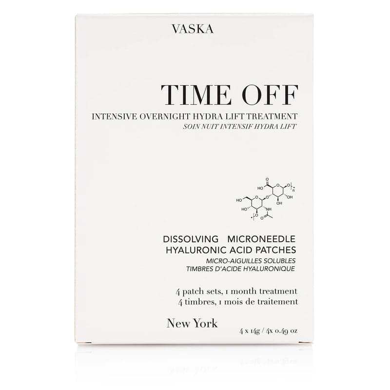 TIME OFF - Dissolvable Microneedle Hyaluronic Acid Patch Set (1 Month Supply)