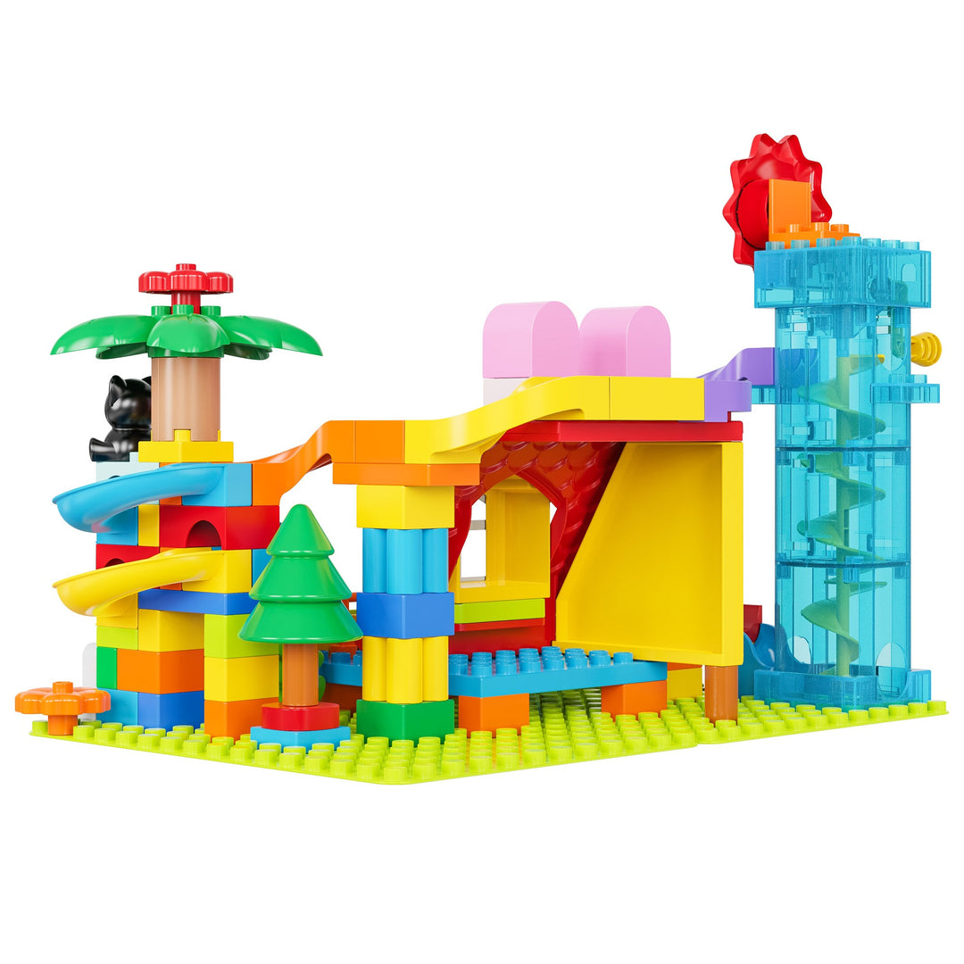 Contixo MK1 Marble Track Building Set, 118 Pieces, Ages 3+