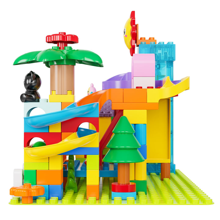 Contixo MK1 Marble Track Building Set, 118 Pieces, Ages 3+