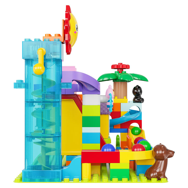 Contixo MK1 Marble Track Building Set, 118 Pieces, Ages 3+