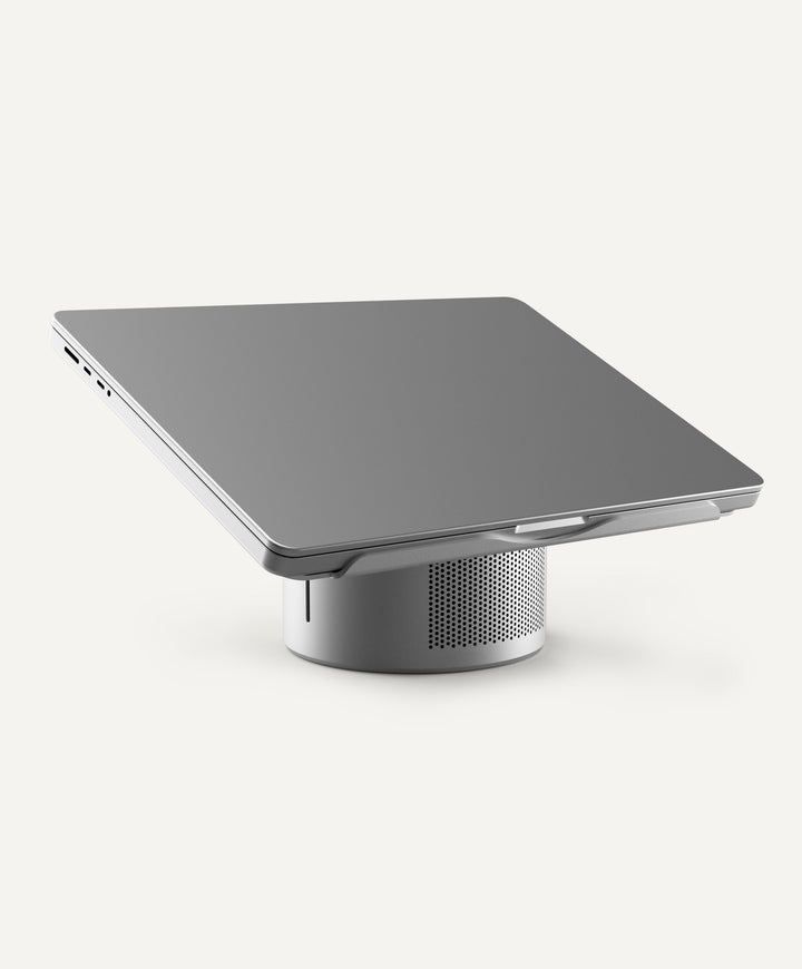 Mossion M1 Laptop Stand  - Silver Metallic