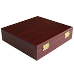 Desktop Analog Cherry Humidor by Case Elegance