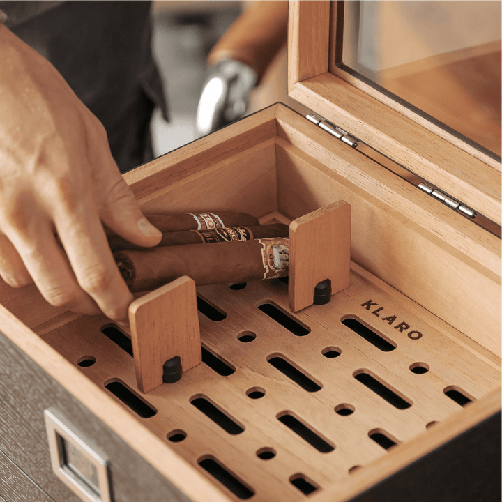 Mill Glass Top Humidor by Case Elegance