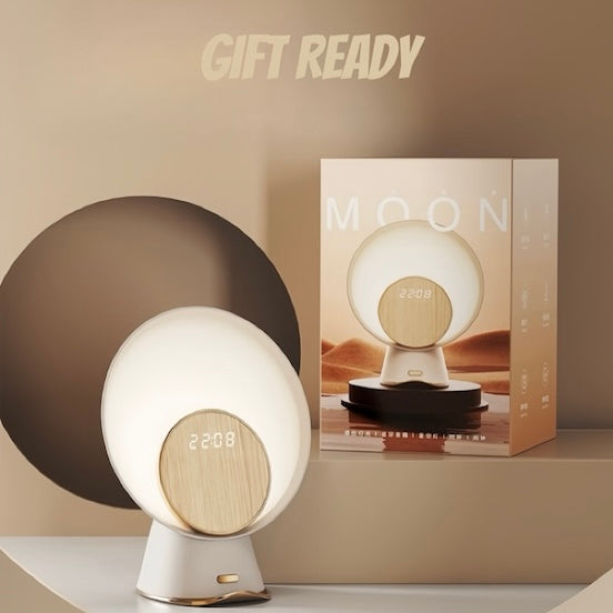 Moon Station: Bedside Lamp, Wireless Charger, Stereo Speaker All In One by INSPECIAL HOME