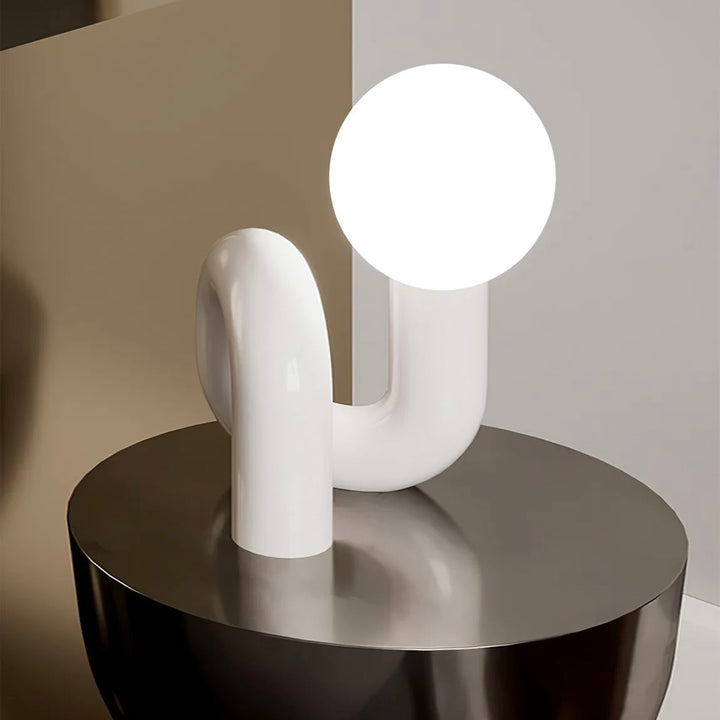 Modern Spiral Bedside Table Lamp - Quirky Whimsical Desk Lamp by INSPECIAL HOME