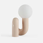 Modern Spiral Bedside Table Lamp - Quirky Whimsical Desk Lamp by INSPECIAL HOME