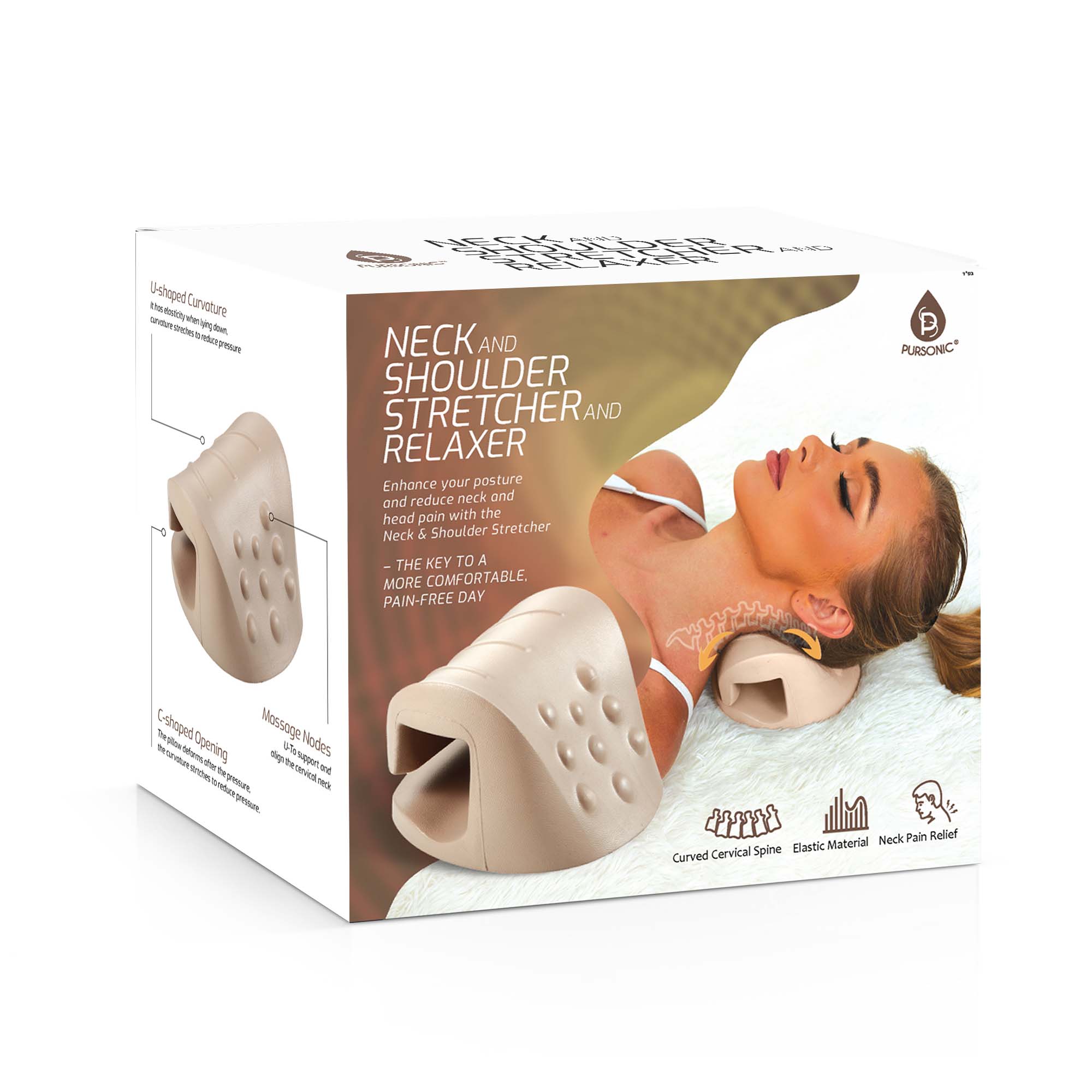 Neck and Shoulder Stretcher and Relaxer – Brookstone