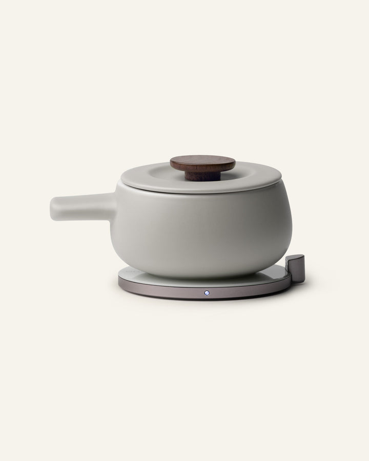 Fondi Self-Heating Fondue Set - Soft Gray