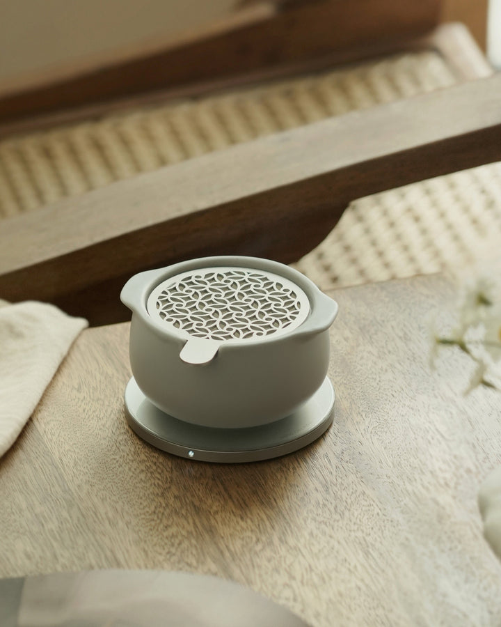 Jun Self-Heating Diffuser Set - Soft Gray