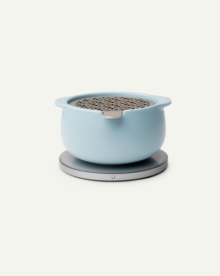 Jun Self-Heating Diffuser Set - Moonmist Blue