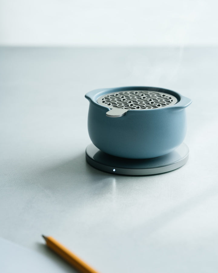 Jun Self-Heating Diffuser Set - Moonmist Blue