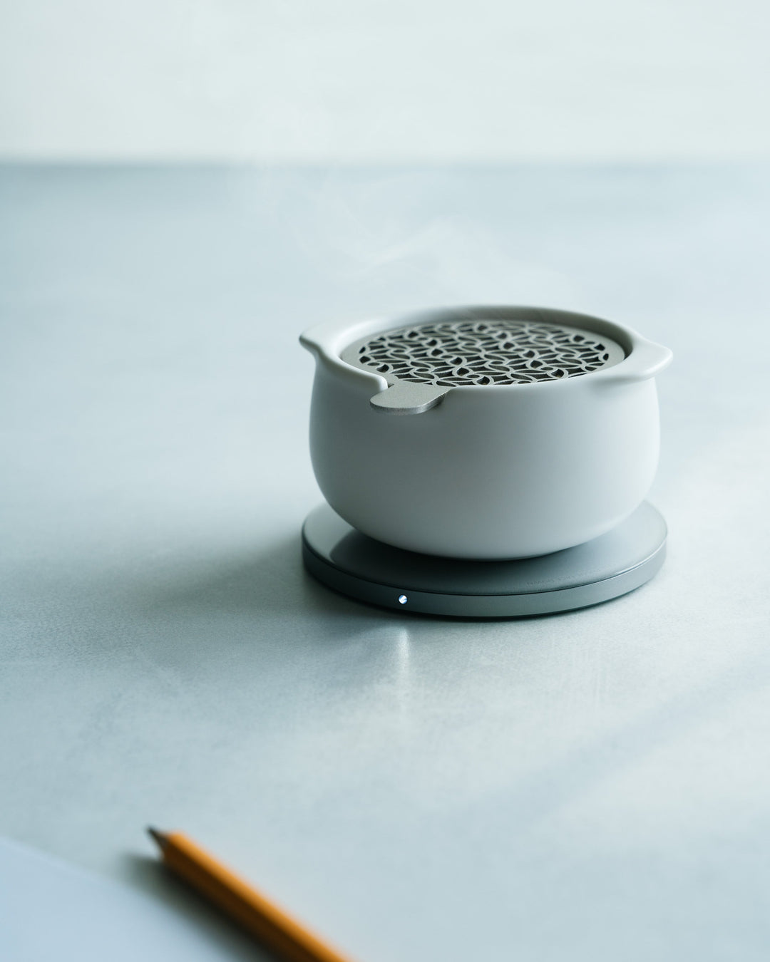 Jun Self-Heating Diffuser Set - Jasmine White