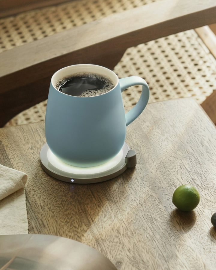 Ui Self-Heating Mug Set - Moonmist Blue