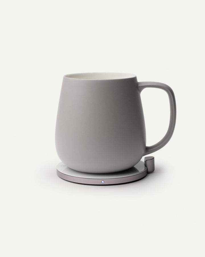 Ui+ Self-Heating Mug Set - Soft Gray