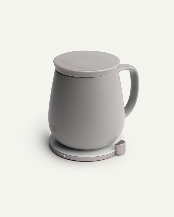 Ui+ Self-Heating Mug Set - Soft Gray