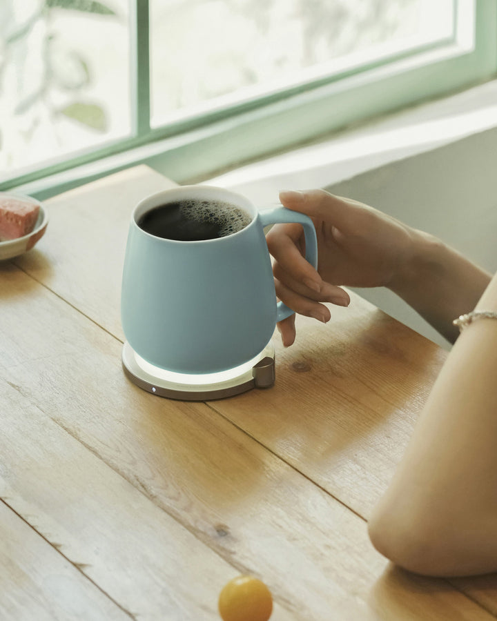 Ui+ Self-Heating Mug Set -  Moonmist Blue