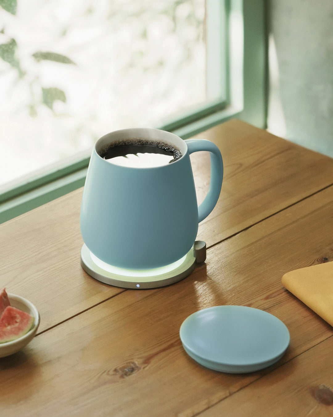 Ui+ Self-Heating Mug Set -  Moonmist Blue