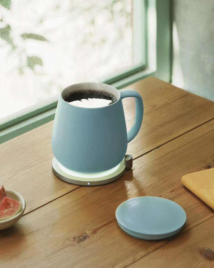 Ui+ Self-Heating Mug Set -  Moonmist Blue