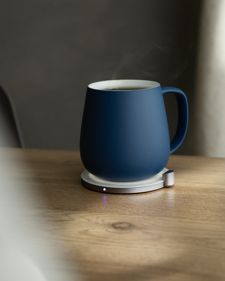 Ui+ Self-Heating Mug Set -  Deep Navy