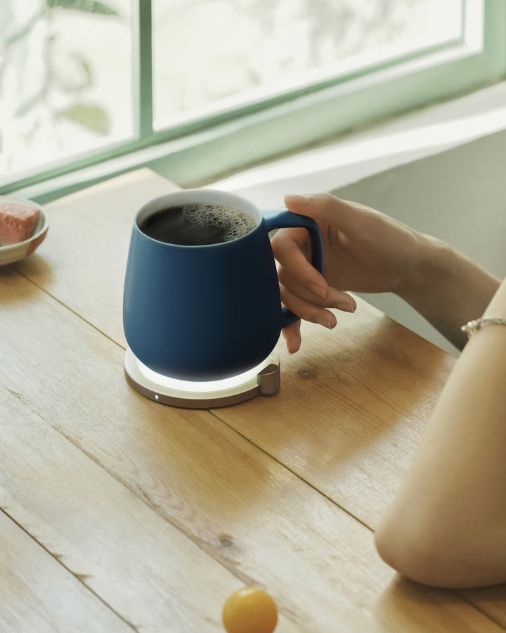 Ui+ Self-Heating Mug Set -  Deep Navy
